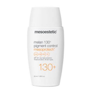 Mesoestetic melan 130 pigment control spf50 protetor solar com cor peles com manchas 50ml